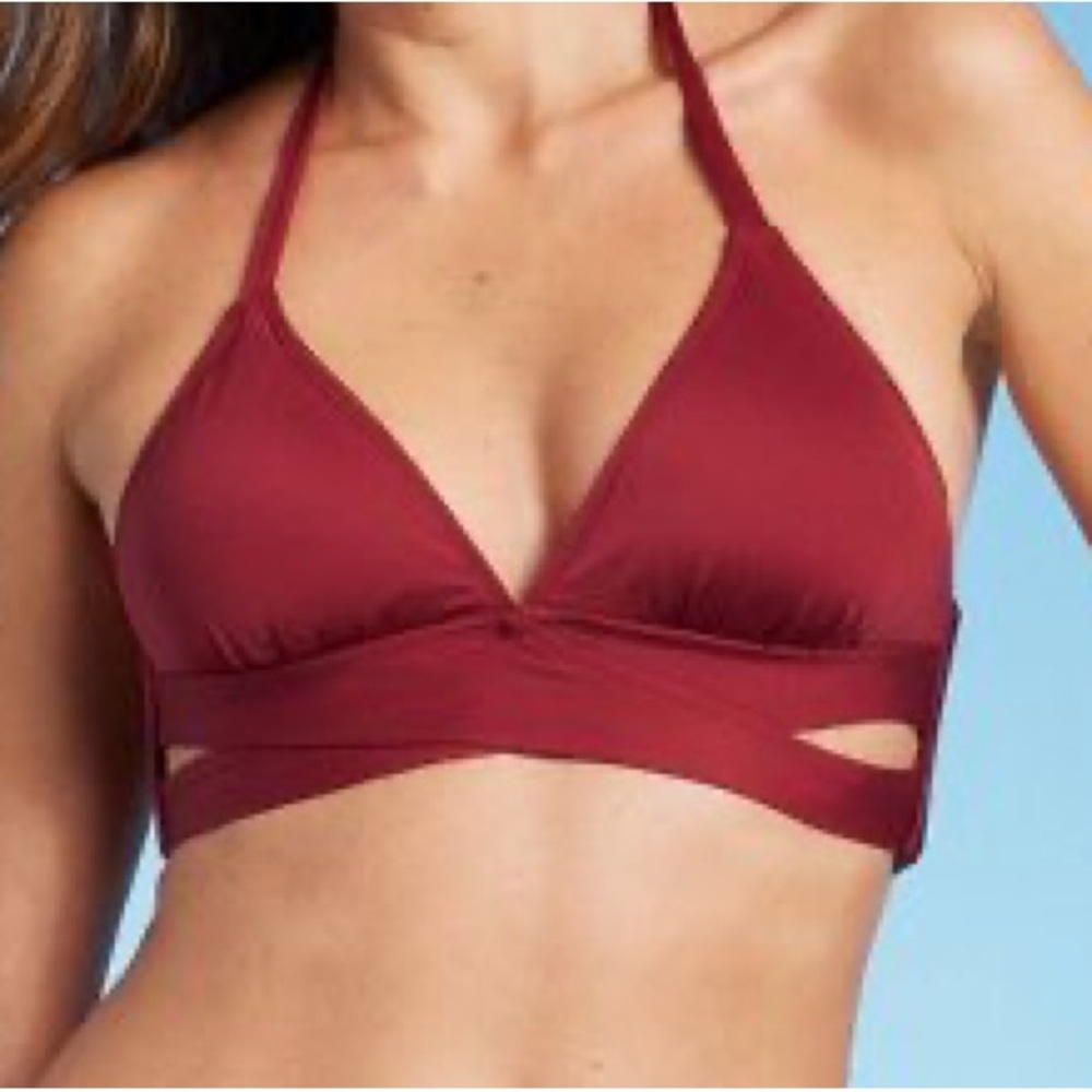 Kona Sol Wrap Halter Bikini Top